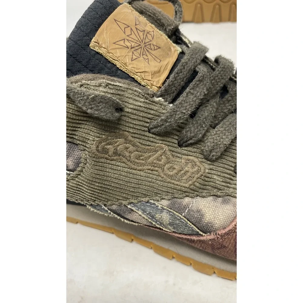 Reebok Classic Leather Patchwork Olive Corduroy Camo IE4104 Mens 8
